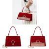 Pu Wedding Clutch Bag With Lock Closure For Elegant Brides And Formal Events