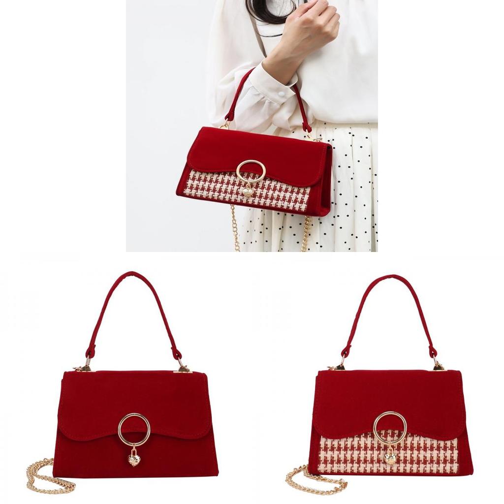 Pu Wedding Clutch Bag With Lock Closure For Elegant Brides And Formal Events