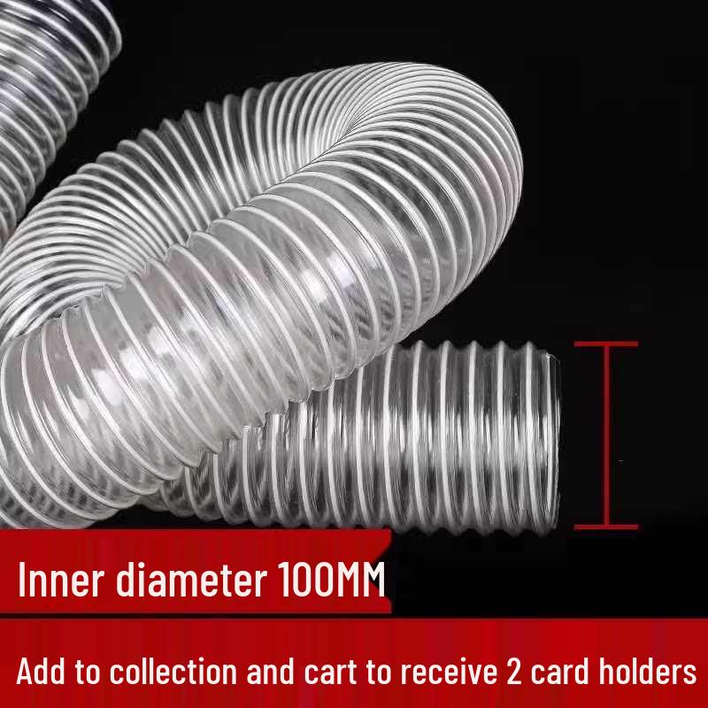 Transparent Soft Vacuum Hose for Woodworking & Dust Collection