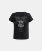 BADBLOOD Lion Crest Print 1/2 T-Shirt - Black