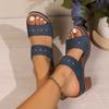 Recessed Shoe Slippers, Women's Shoes, Retro Shoes, High-heeled Shoes, Sandals