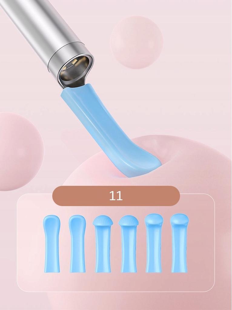 Otoscopic Ear Cleaning Wax Removal Wifi App Tel Android Ios Led 8Mp