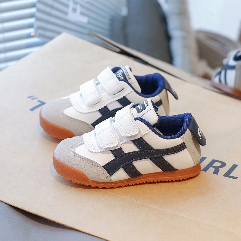 Children's shoes Boys' sports shoes Medium and small children's leather Forrest Gump shoes Non-slip 1-3-5-year-old baby casual soft-soled shoes