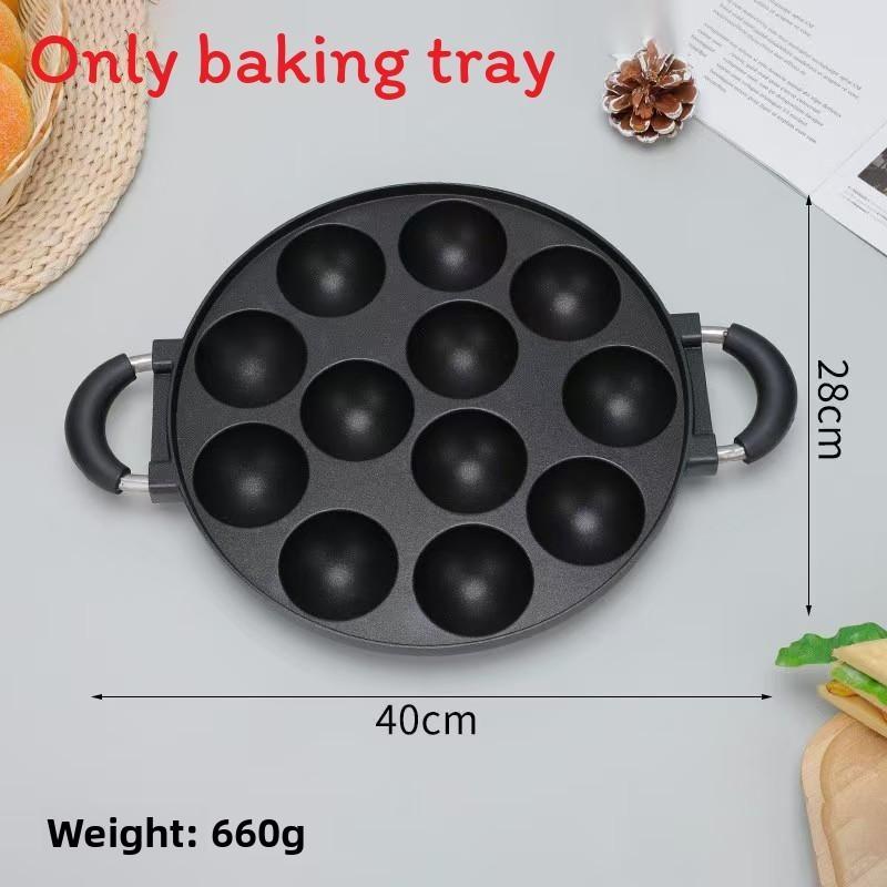 Haushalts-Aluminium-Fischbällchen-Maker Mit Antihaftbeschichtung Zum Kochen Zu Hause Und Zur Zubereitung Von Streetfood