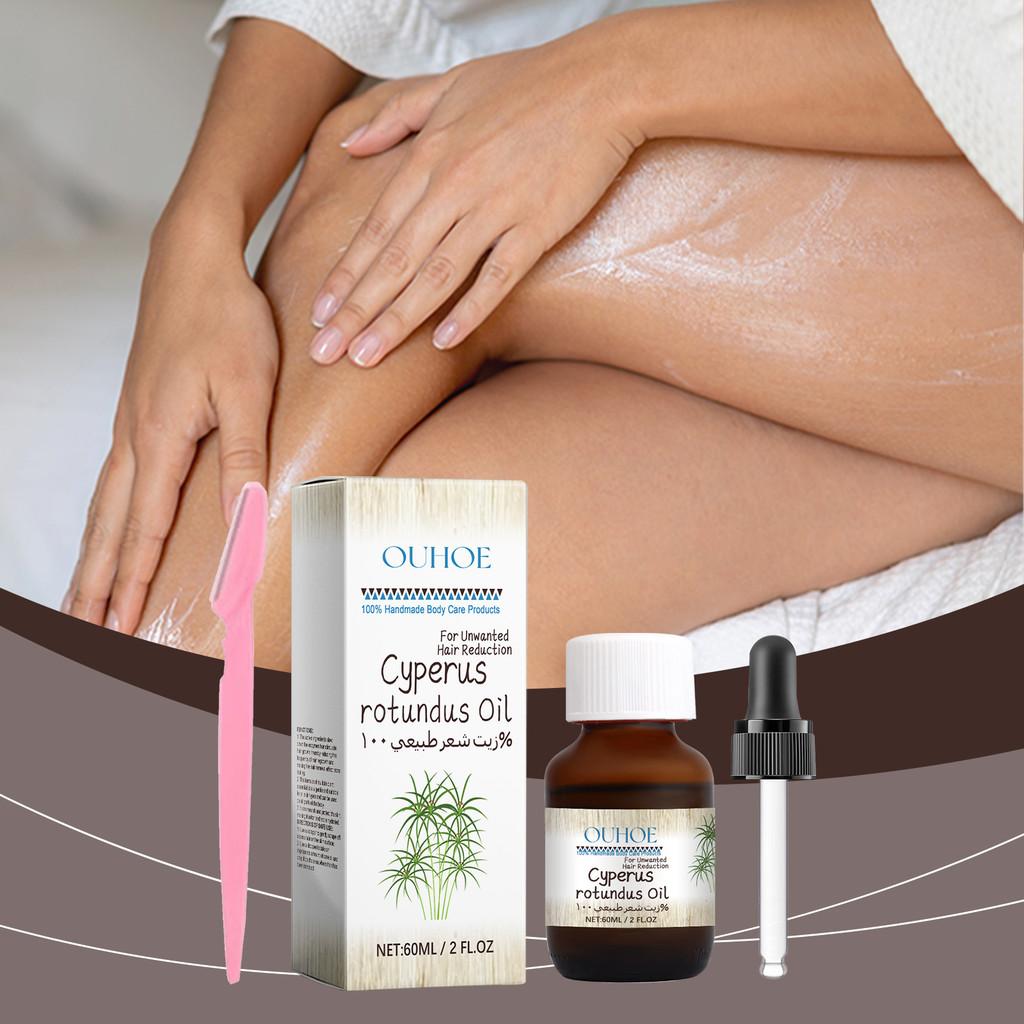 Ouhoe Hair Removal Care Oil With Smooth Skin Formula For All Body Areas 60ml
