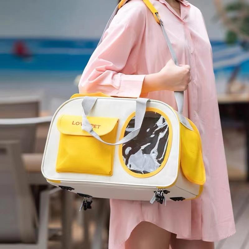 Go Out Portable Breathable Cat Backpack Space Capsule Portable Cat Bag Large Capacity Pet Bag