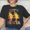 Unisex Unisex Graphic Print Lets Fiesta Cinco De Mayo Tee T Shirt Pure Cotton Tshirts Clothes