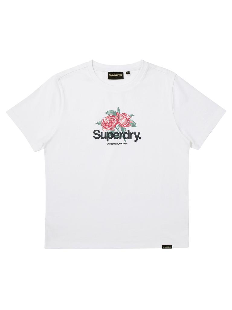 Syupeodeulai W Core Rose T-Shirt White