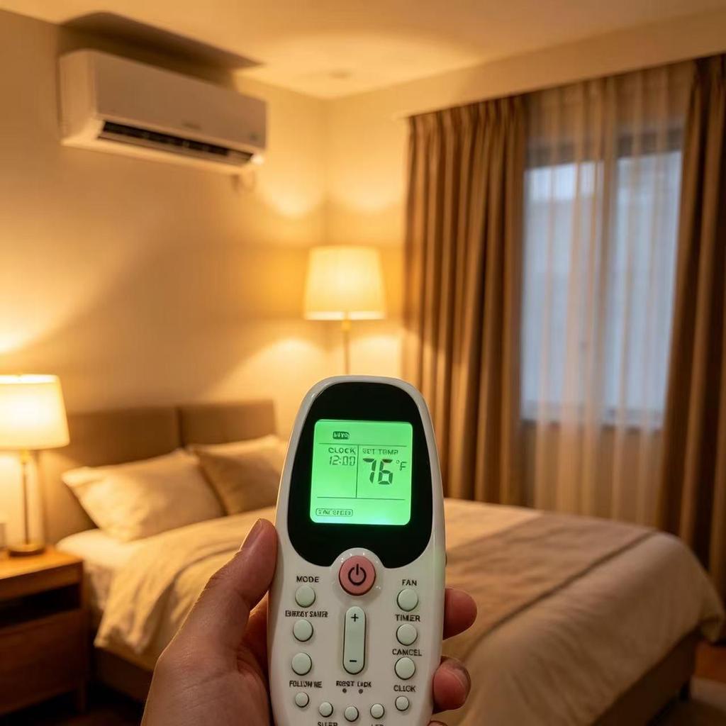 R06/BG Backlit Remote with Fahrenheit & Standard Mode for Midea Central AC.