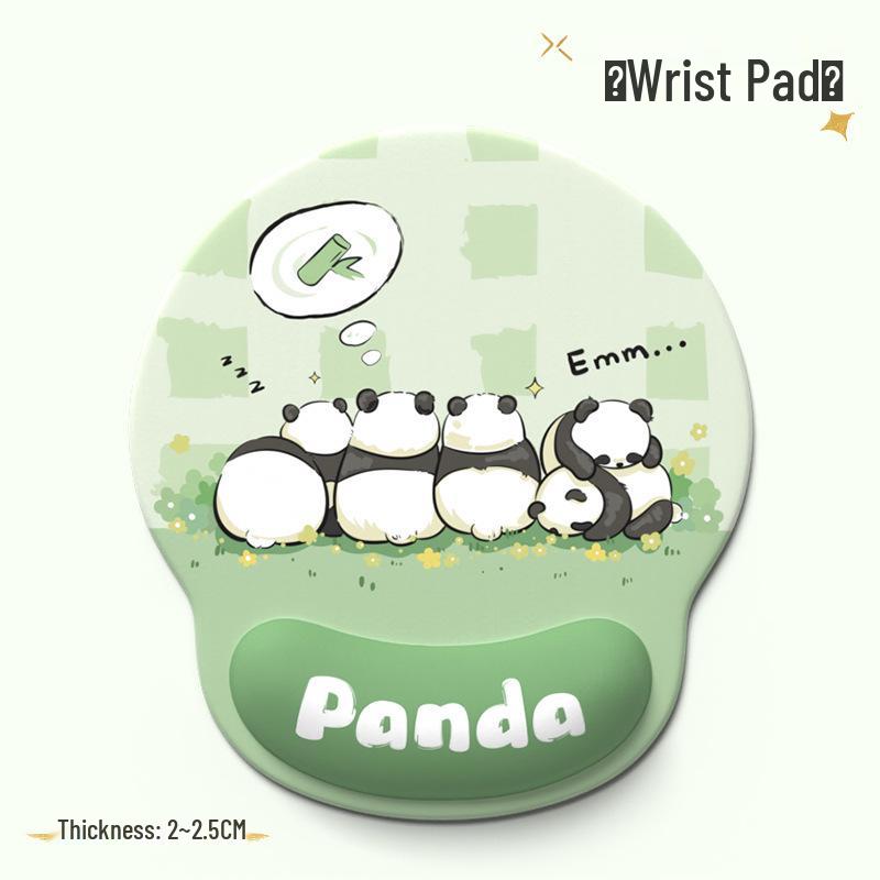 

Girls Cartoon Wristband Mouse Pad - Non-slip Memory Foam Wrist Rest for Office & Computer Keyboard Protection