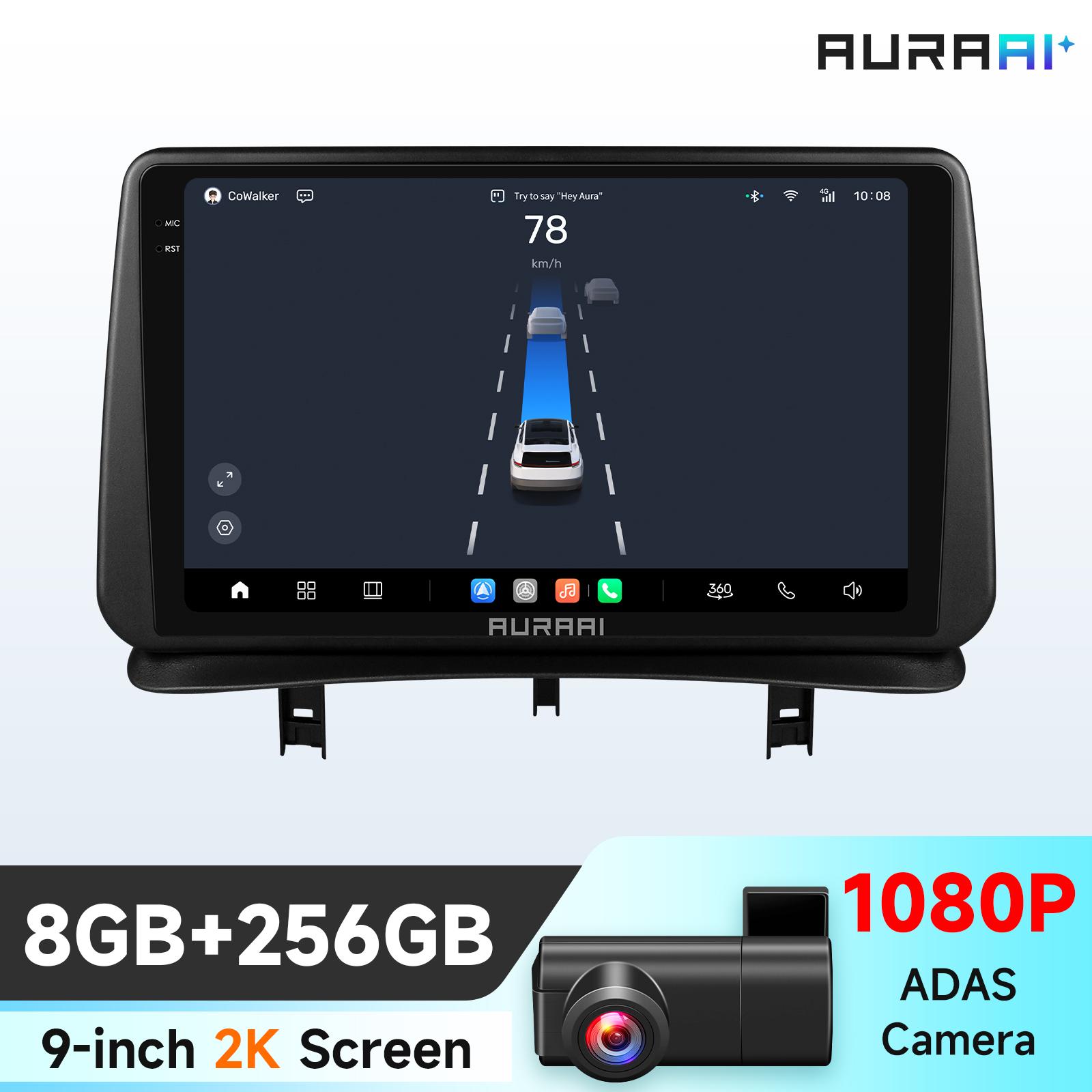 

Ossuret Intelligent 2K Screen 4G-LTE Carplay Android Car Radio For Renault CLIO 3 2005 - 2014 Car Infotainment Multimedia Player GPS Stereo Bluetooth S8 8Core 8G 256G 9inch ADASC2