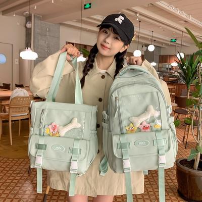 Neuer Rucksack Hohe Kapazität Oberstufenschüler Schminktasche Rucksack