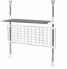 Pearl Metal Tension Rod Kitchen Kitchen Pipe Kitchen Net Pipe Width 67cm X Depth 26cm X Height [Online Exclusive] Rack, Rack, & Rack, White, 71-121cm,