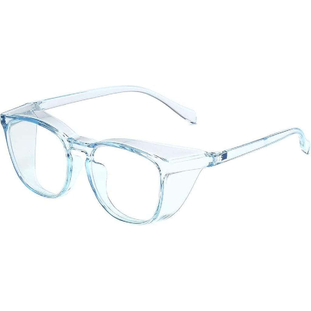 Schutzbrille für Männer Frauen Krankenschwestern Antibeschlag Stilvoll Modisch Bequeme Brille mit Seitenschutz Augenschutz für Erwachsene