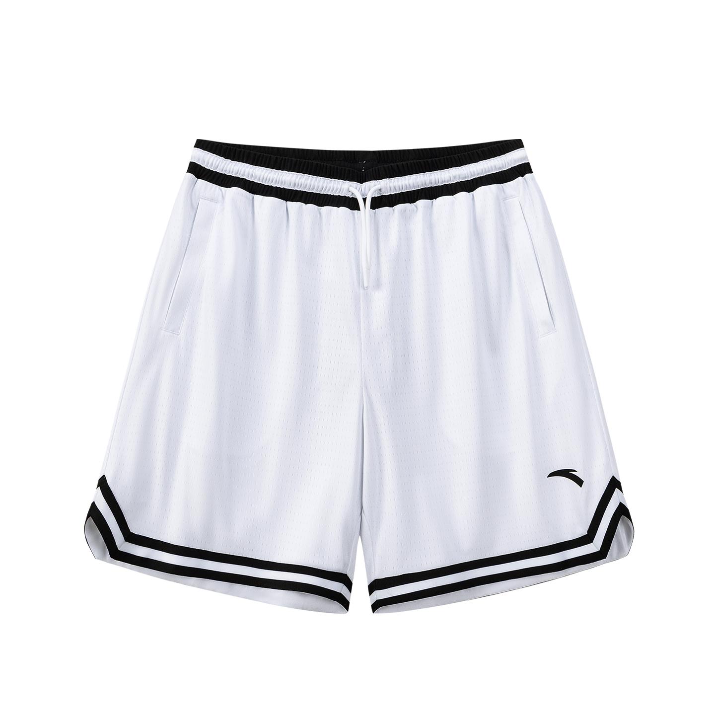 Anta Comfortable Breathable Quick-Dry Knitted Five-Point Casual Shorts For Indoor Basketball Sports Fitness Running Campus Commuting 952621305-1 S