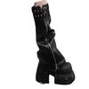 Fashion Platform Women Knee High Boots Flats High Heels Designer Shoes Dress Fashion Winter Pumps 2025 New Goth Motorcycle Botas Mujer