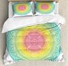Hippie Mandala Duvet Cover Single King Geometric Comforter Cover Bohemian Style Flower Bedding Set Exotic Tribe Bedroom Decor