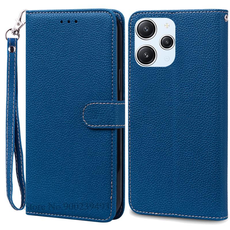 For Xiaomi Redmi 12 Case Silicon Leather Wallet Flip Case For Redmi 12 4G Cover Protector Phone Case for Redmi 12 5G Coque Funda