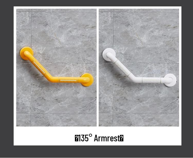 Barrier-Free Stainless Steel Safety Handrail for Elderly and Disabled - Anti-Slip Grab Bar for Toilet and Washroom