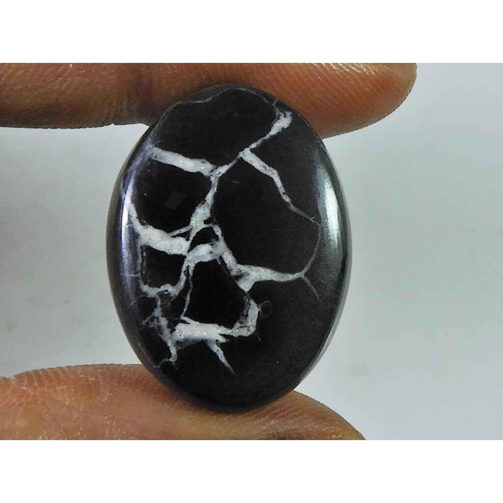 20Cts Natural Septarian Gronate Oval Crystal Cabochon Loose Gemstone 19X25MM SK-2319