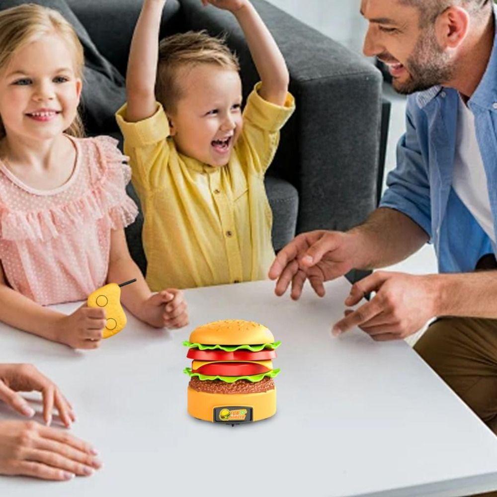 Simulated Food Remote Control Hamburger Freely Matched Kids Electric Car Toys  Vehicle Toy