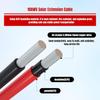 20Ft 10AWG Solar Panel Extension Cable, 10 AWG Solar Extension Cable 10 Gauge 20 Feet Solar Wire with Solar Panel Female Male Waterproof Connectors