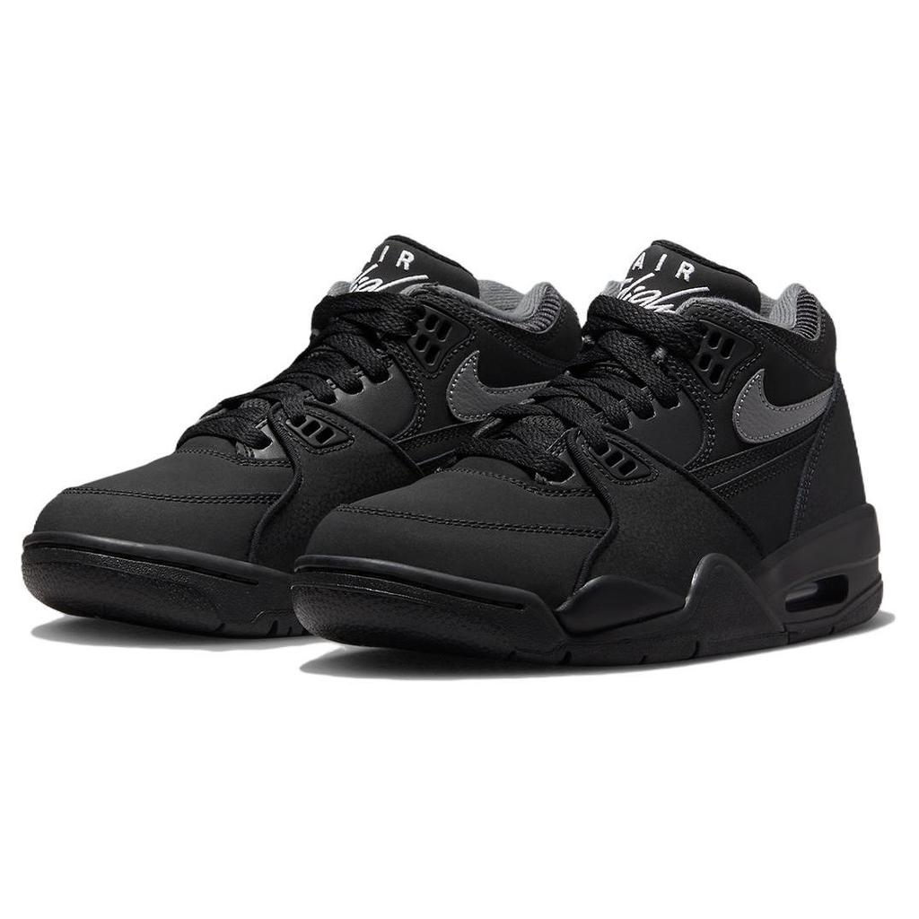Nike Air Flight 89 GS Black Grey Kids Sneakers HF0406-014