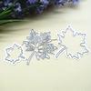 Three Maple Leaves Metal Stencil Embossing Cutting Dies for Diy Scrapbooking Paper Card Embossing Craft Decor