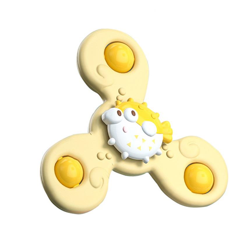 

Suction Cup Rotating Toys Flower Smooth Edge Interesting Strong Suction Rotating Children Toy 4