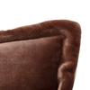 Coussin "Cuddly" 38 x 58 cm et 53 x 53 cm flanelle 550 g - Cuddly Marron - Coussin 38 x 58 cm