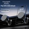 Magnetic Car Phone & Navigation Mount with Suction Cup and Air Vent Holder
