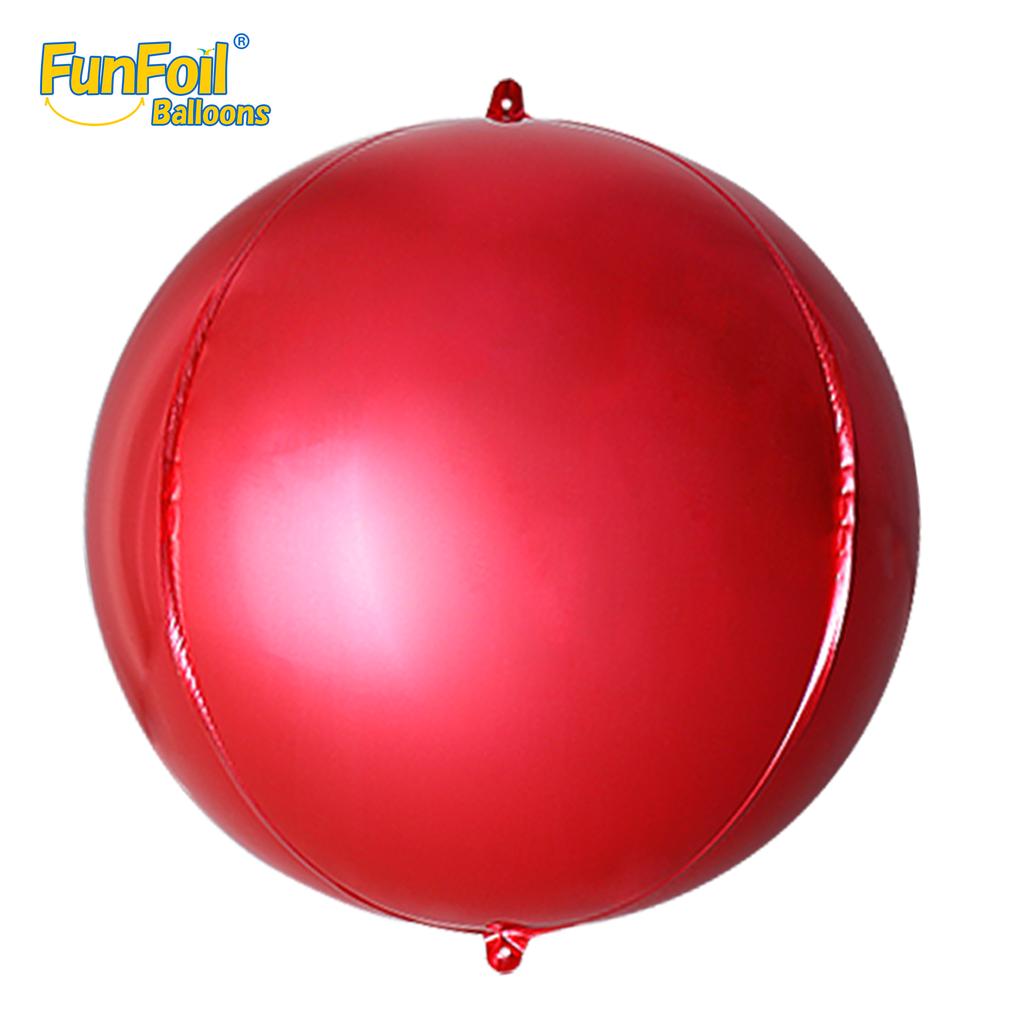 Funfoil 4D Globo 10 Inch High Quality CE ASTM-936 Certified Nylon Helium-Filled Birthday Anniversary Wedding Balloons