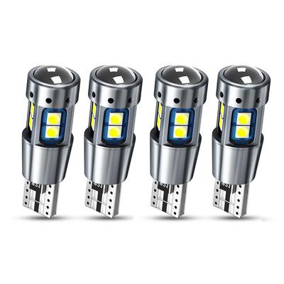 Nanpoku T10 LED Super Posición CANBUS Lente 3030 Cumple Inspección Vehicular de Lámpara/Luz Interior Blanca, Brillante, 12V/24V, Compatible, Cancelador Incorporado,