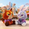 New Cute 35cm Disney Zootopia Series Judy Nick Plush Toy Cartoon Fox Rabbit Stuffed Doll Room Decoration Holiday Xmas Gift
