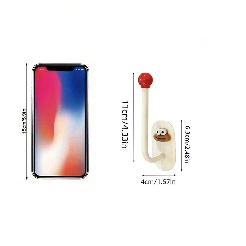 2pcs, Super Strong Adhesive Hooks - Hair Accessory Storage, Dormitory Hooks, Teacher Supplies, Back To School Supplies