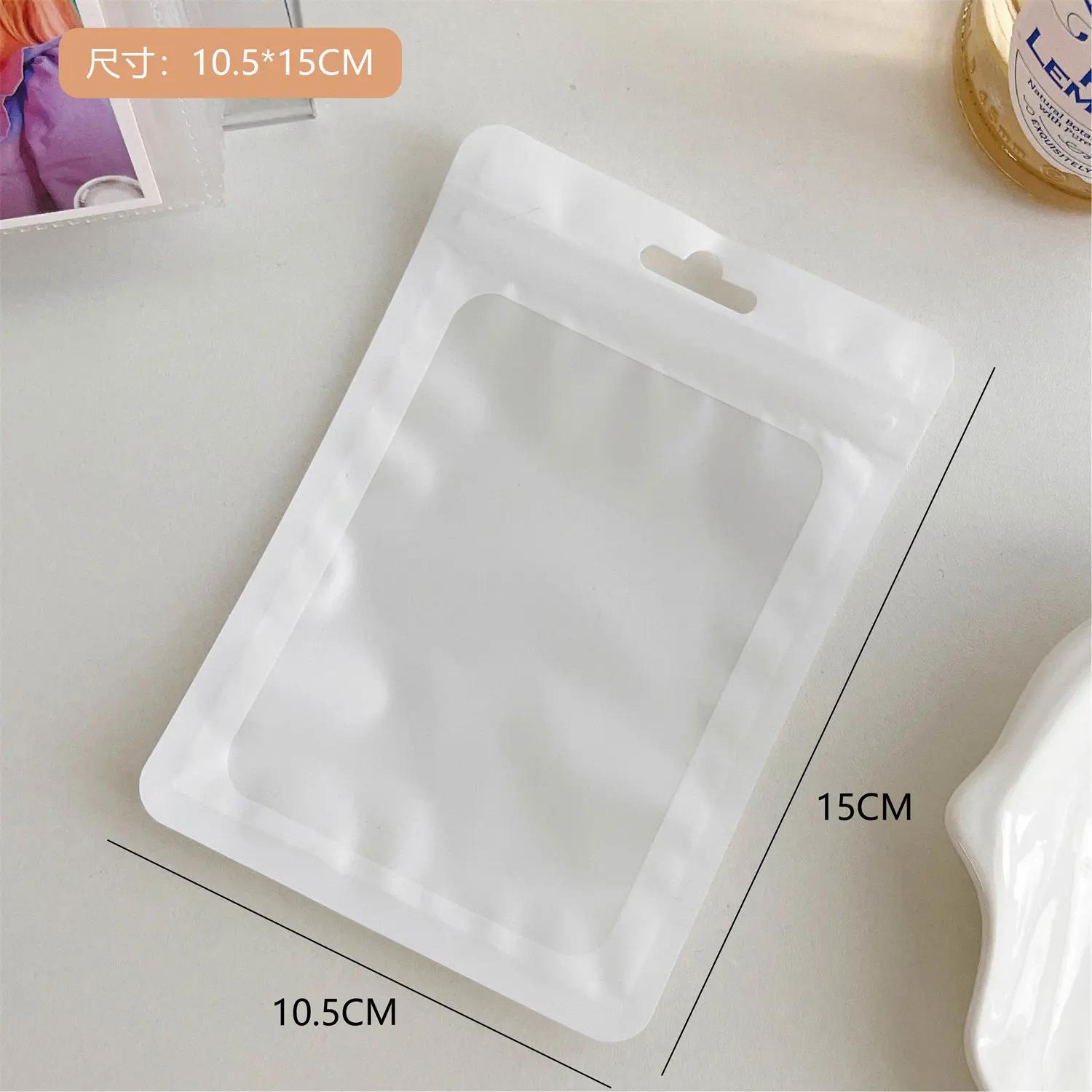 

50/10PCS Laser Sealing Bags Plastic Holographic Candy Food Pouch Resealable Necklace Jewelry Gift Packaging Kitchen Storage Bag 10pcs прозрачный белый