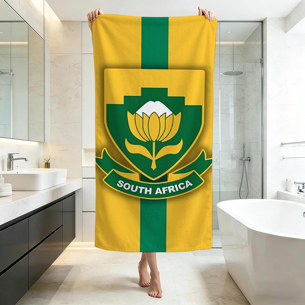 Flagge S-Südafrika Handtuch Fünf-Sterne-Hotelqualität Umweltfreundlich Ultraweiche Dicke Handtücher & Strandtücher