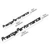 Creative Prestige Performance Slogan Car Front Windshield Sticker Car Front Rear Window Door Vinyl Decal Auto Decor Accessories