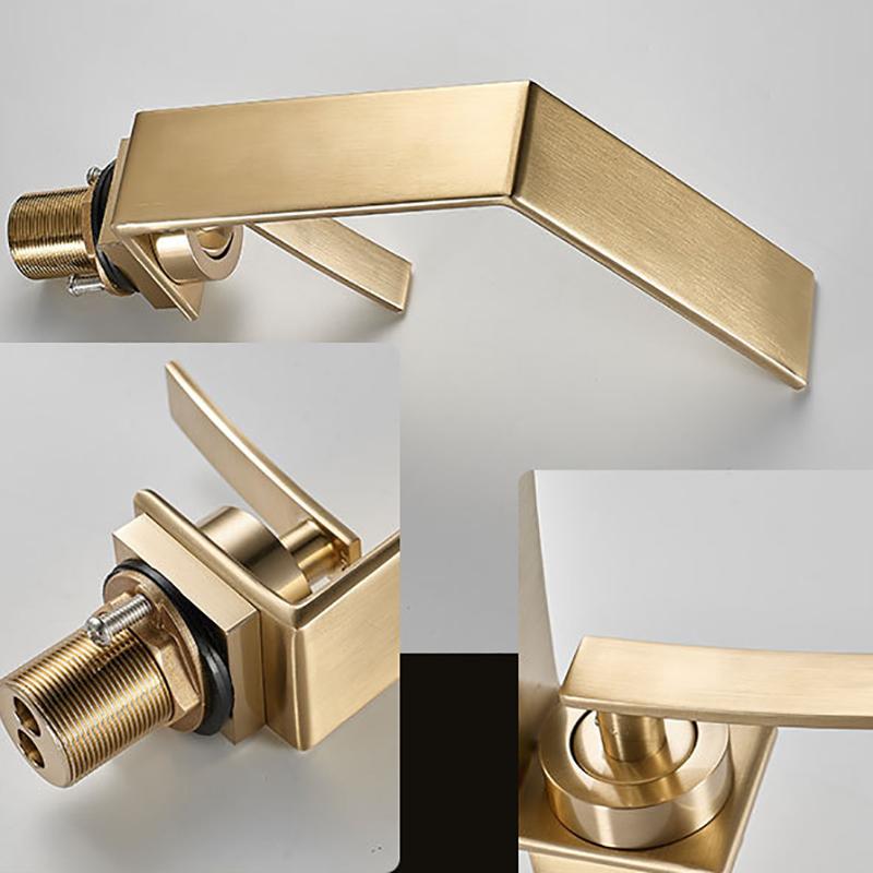 Bathroom Basin Faucet Modern Mixer Tap Single Hole Crane Hot&Cold For Bathroom Faucet Deck Mounted Various Basin Sink Tap