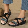Summer Sandal For Women Fashion Thick Soled Slope And Round Toe Oversized Casual Women'S Sandals Sandalias De Mujer Verano 2026