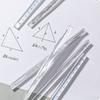 Supplies Acrylic Transparent Straight Ruler Measuring Tools Triangular Rulers Students Stationery