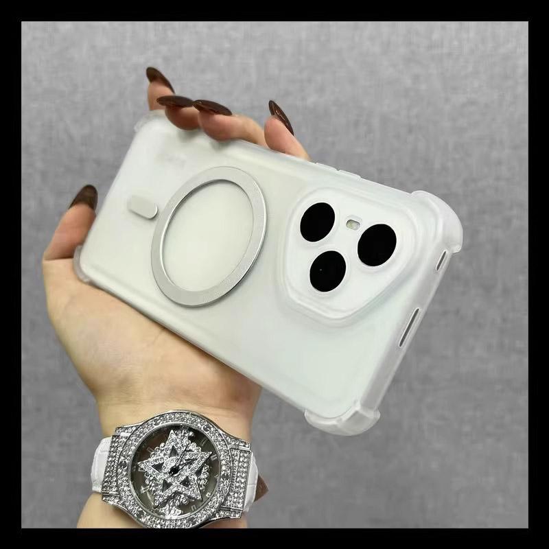 For Redmi 15C Airbag Shockproof Magnetic Wireless Charging Case For Xiaomi Redmi Note 15 Pro Plus Pro+ 15C 4G 5G Magsafe Cover