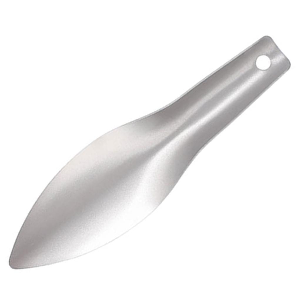 Portable Titanium Backpacking Shovel Garden Hand Shovel Small Potty Multitool for Hiking Camping and Survival Bags