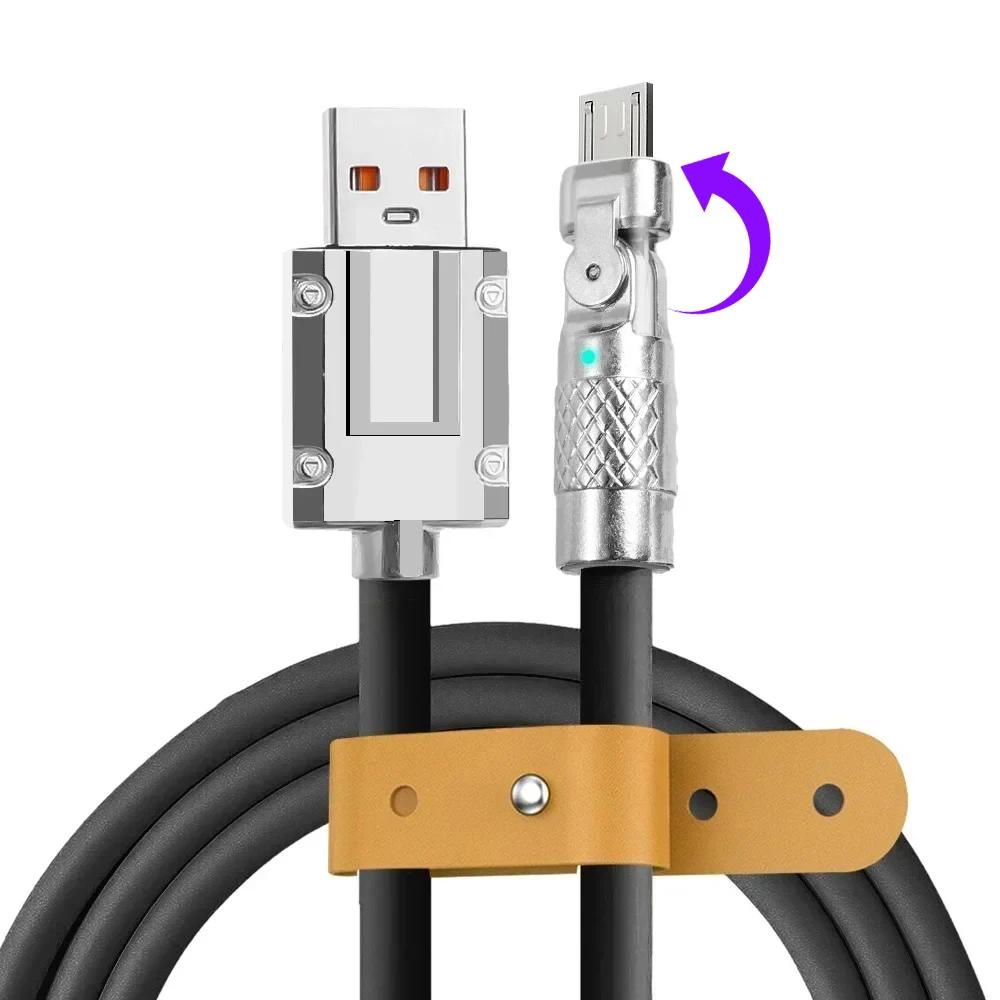 Micro USB Cable Android Phone Charger Silicone Charging Cord for Samsung Galaxy S7 S6 Edge S5 Note 5 4 PS4 Camera MP3 Charge