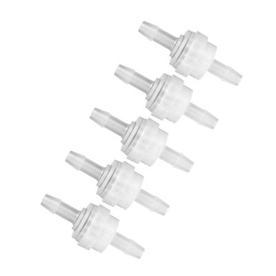 5PCS Plastic Check Valve Non Return One Way Valve for Water Treatment(5mm )
