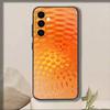 Retro Amber Texture Laser   Phone Case Black Silicone Soft For Samsung Galaxy A73,A72,A71,A70,A53,A52,A51