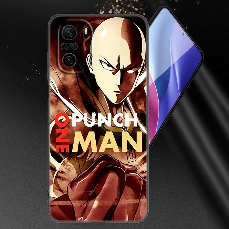 Anime One-Punch Man Phone Case For Xiaomi Mi POCO X3 NFC GT M4 M3 12 11T 10T Pro A3 11 Lite NE 5G 12X 11i F3 Soft Black Cover