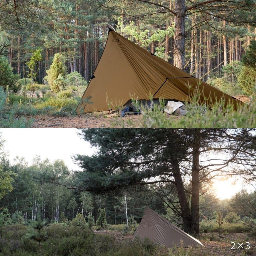 BUSHMEN Travel Gear ULTRA Tarp (Dark Olive, 2x3m)