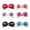 Kids Sun Flower Eye Protection Glasses Performance Decor Goggles Prop for Girls Boys