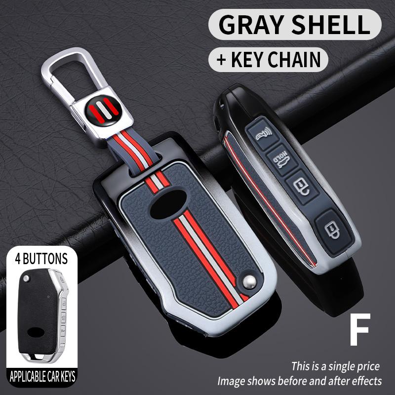 Zinc Alloy Car Remote Key Case Cover Shell Fob For KIA Sportage R GT Stinger GT Sorento Ceed CD Cerato Forte 2018 2019 Key Bag